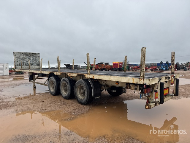 1995 Lecitrailer 3E20 Tri/A Semi-Remorque Plateau 3 E ... Flatbed Trailer - Τρέιλερ πλατφόρμα/ Καρότσα: φωτογραφία 2 1995 Lecitrailer 3E20 Tri/A Semi-Remorque Plateau 3 E ... Flatbed Trailer - Τρέιλερ πλατφόρμα/ Καρότσα: φωτογραφία 2