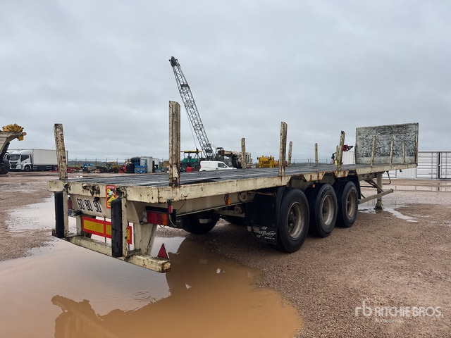 1995 Lecitrailer 3E20 Tri/A Semi-Remorque Plateau 3 E ... Flatbed Trailer - Τρέιλερ πλατφόρμα/ Καρότσα: φωτογραφία 3 1995 Lecitrailer 3E20 Tri/A Semi-Remorque Plateau 3 E ... Flatbed Trailer - Τρέιλερ πλατφόρμα/ Καρότσα: φωτογραφία 3