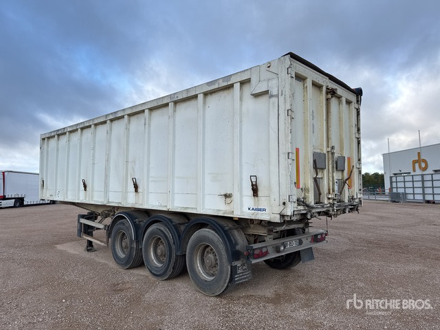 2002 Robuste Kaiser S3803C Semi-Remorque Benne 3 Essieux End Dump Trailer - Επικαθήμενο ανατρεπόμενο: φωτογραφία 3 2002 Robuste Kaiser S3803C Semi-Remorque Benne 3 Essieux End Dump Trailer - Επικαθήμενο ανατρεπόμενο: φωτογραφία 3
