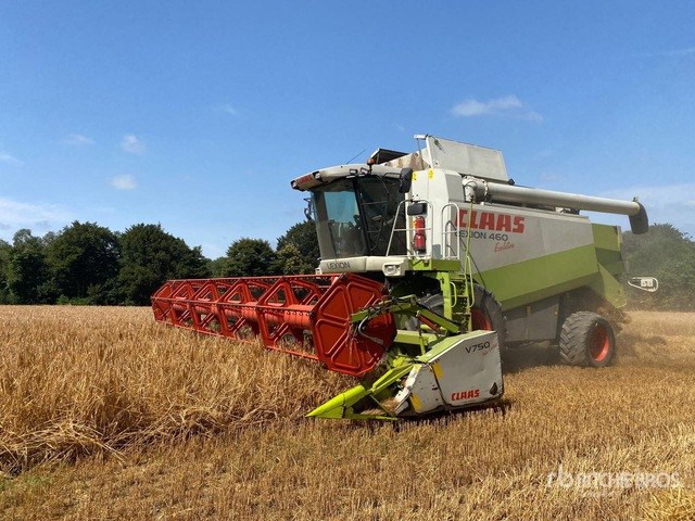 2003 Claas Lexion 460 Evolution Caterpillar C9 engine, with hea ... Combine Harvester - Θεριζοαλωνιστική μηχανή: φωτογραφία 1 2003 Claas Lexion 460 Evolution Caterpillar C9 engine, with hea ... Combine Harvester - Θεριζοαλωνιστική μηχανή: φωτογραφία 1