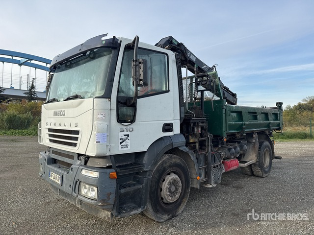 2005 Iveco Stralis 310 2004 Hiab 102XS-2B 3800 kg Arti ... Dump Truck with Crane - Φορτηγό ανατρεπόμενο: φωτογραφία 1 2005 Iveco Stralis 310 2004 Hiab 102XS-2B 3800 kg Arti ... Dump Truck with Crane - Φορτηγό ανατρεπόμενο: φωτογραφία 1