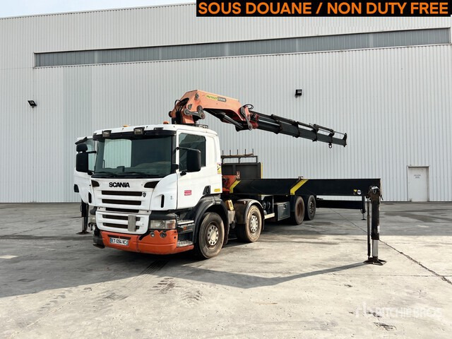 2005 Scania P380 2005 Palfinger PK 56002 18290 k ... Flatbed Truck with Crane - Φορτηγό με ανοιχτή καρότσα, Φορτηγό με γερανό: φωτογραφία 2 2005 Scania P380 2005 Palfinger PK 56002 18290 k ... Flatbed Truck with Crane - Φορτηγό με ανοιχτή καρότσα, Φορτηγό με γερανό: φωτογραφία 2