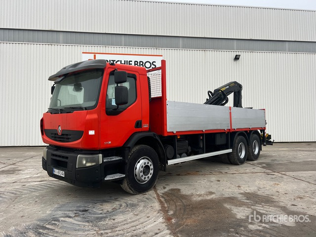 2007 Renault Premium 370DXI 2007 Palfinger PK18500 8000 kg ... Flatbed Truck with Crane - Φορτηγό με ανοιχτή καρότσα, Φορτηγό με γερανό: φωτογραφία 2 2007 Renault Premium 370DXI 2007 Palfinger PK18500 8000 kg ... Flatbed Truck with Crane - Φορτηγό με ανοιχτή καρότσα, Φορτηγό με γερανό: φωτογραφία 2