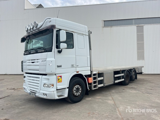 2009 DAF XF105.510 Camion Plateau Flatbed Truck - Φορτηγό με ανοιχτή καρότσα: φωτογραφία 1 2009 DAF XF105.510 Camion Plateau Flatbed Truck - Φορτηγό με ανοιχτή καρότσα: φωτογραφία 1