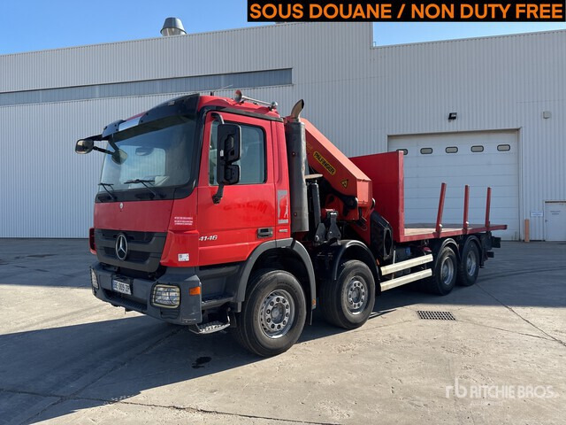 2010 Mercedes-Benz Actros 4146 2005 Palfinger PK56002 17420 kg ... Flatbed Truck with Crane - Φορτηγό με ανοιχτή καρότσα, Φορτηγό με γερανό: φωτογραφία 1 2010 Mercedes-Benz Actros 4146 2005 Palfinger PK56002 17420 kg ... Flatbed Truck with Crane - Φορτηγό με ανοιχτή καρότσα, Φορτηγό με γερανό: φωτογραφία 1