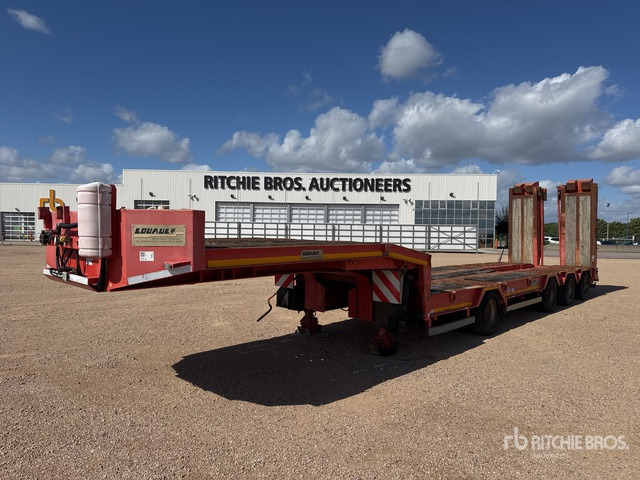 2016 Louault SR44 Quad/A Expandable Axle Semi-Rem ... Lowboy Trailer - Επικαθήμενο με χαμηλό δάπεδο: φωτογραφία 2 2016 Louault SR44 Quad/A Expandable Axle Semi-Rem ... Lowboy Trailer - Επικαθήμενο με χαμηλό δάπεδο: φωτογραφία 2