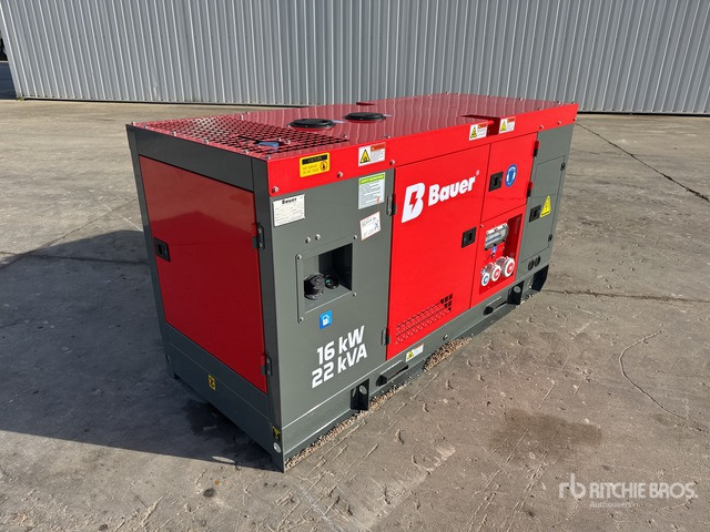 2025 Bauer GFS-16KW 20 kVA Skid-Mounted Groupe Elec ... Generator Set - Βιομηχανική γεννήτρια: φωτογραφία 1 2025 Bauer GFS-16KW 20 kVA Skid-Mounted Groupe Elec ... Generator Set - Βιομηχανική γεννήτρια: φωτογραφία 1