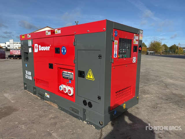 2025 Bauer GFS-16KW 20 kVA Skid-Mounted Groupe Elec ... Generator Set - Βιομηχανική γεννήτρια: φωτογραφία 2 2025 Bauer GFS-16KW 20 kVA Skid-Mounted Groupe Elec ... Generator Set - Βιομηχανική γεννήτρια: φωτογραφία 2