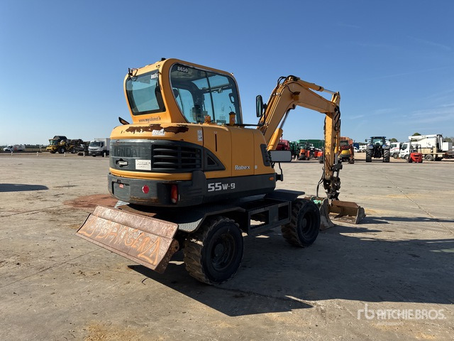 Hyundai R55W9 Pelle hydraulique sur roues - Τροχοφόρος εκσκαφέας: φωτογραφία 3 Hyundai R55W9 Pelle hydraulique sur roues - Τροχοφόρος εκσκαφέας: φωτογραφία 3