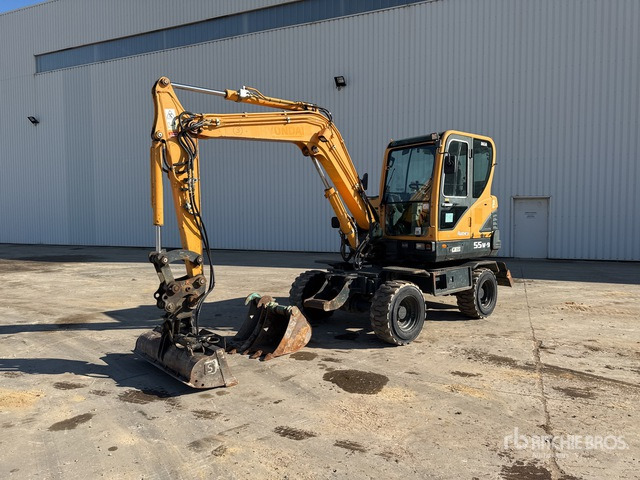 Hyundai R55W9 Pelle hydraulique sur roues - Τροχοφόρος εκσκαφέας: φωτογραφία 1 Hyundai R55W9 Pelle hydraulique sur roues - Τροχοφόρος εκσκαφέας: φωτογραφία 1