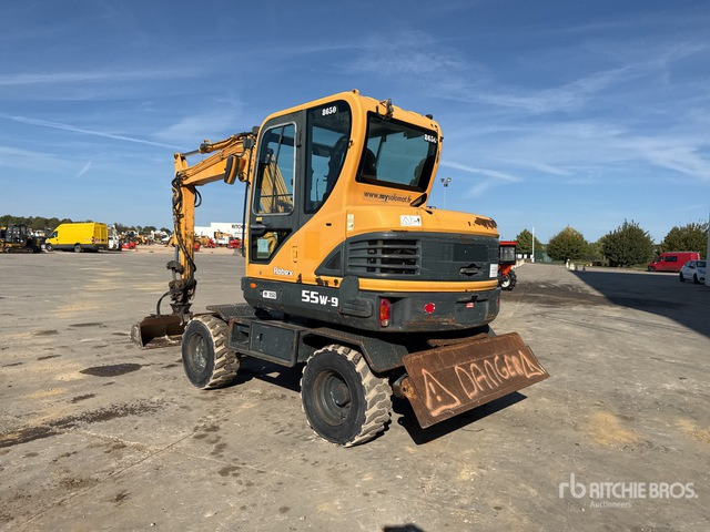 Hyundai R55W9 Pelle hydraulique sur roues - Τροχοφόρος εκσκαφέας: φωτογραφία 4 Hyundai R55W9 Pelle hydraulique sur roues - Τροχοφόρος εκσκαφέας: φωτογραφία 4