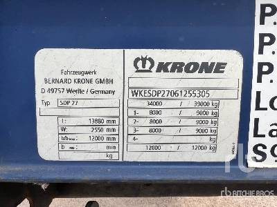 KRONE SDP27 Tri/A - Επικαθήμενο πλατφόρμα/ Καρότσα: φωτογραφία 5 KRONE SDP27 Tri/A - Επικαθήμενο πλατφόρμα/ Καρότσα: φωτογραφία 5