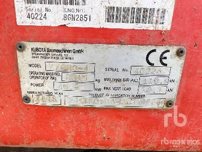 KUBOTA KX80-4 Pelle Sur Chenilles - Ερπυστριοφόρος εκσκαφέας: φωτογραφία 5 KUBOTA KX80-4 Pelle Sur Chenilles - Ερπυστριοφόρος εκσκαφέας: φωτογραφία 5