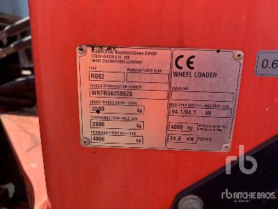 KUBOTA R082 Chargeuse Sur Pneus - Ελαστιχοφόρος φορτωτής: φωτογραφία 5 KUBOTA R082 Chargeuse Sur Pneus - Ελαστιχοφόρος φορτωτής: φωτογραφία 5