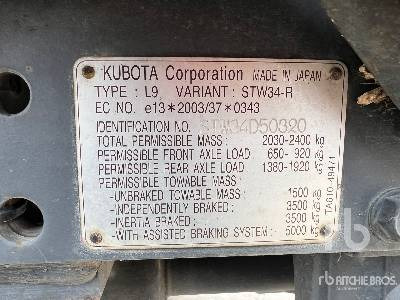 KUBOTA Tracteur Utilitaire - Μικρό τρακτέρ: φωτογραφία 5 KUBOTA Tracteur Utilitaire - Μικρό τρακτέρ: φωτογραφία 5