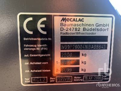 MECALAC MCL2 Chargeuse Compacte Sur Pneus (N ... - Φορτωτής πλάγιας ολίσθησης: φωτογραφία 5 MECALAC MCL2 Chargeuse Compacte Sur Pneus (N ... - Φορτωτής πλάγιας ολίσθησης: φωτογραφία 5