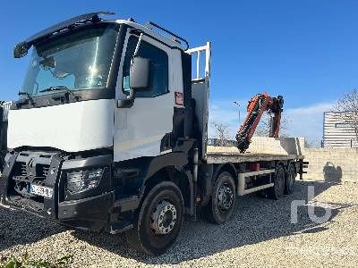 RENAULT C 380 2014 Atlas 240.2E-A5 24 t Artic ... - Φορτηγό με ανοιχτή καρότσα, Φορτηγό με γερανό: φωτογραφία 1 RENAULT C 380 2014 Atlas 240.2E-A5 24 t Artic ... - Φορτηγό με ανοιχτή καρότσα, Φορτηγό με γερανό: φωτογραφία 1