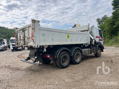 RENAULT KERAX 450DXI 6x4 Camion Benne Avec Grue - Φορτηγό ανατρεπόμενο, Φορτηγό με γερανό: φωτογραφία 4 RENAULT KERAX 450DXI 6x4 Camion Benne Avec Grue - Φορτηγό ανατρεπόμενο, Φορτηγό με γερανό: φωτογραφία 4