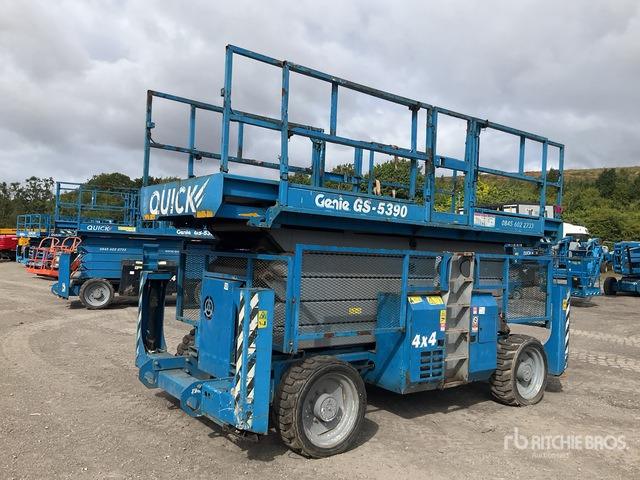 2008 Genie GS5390 4x4 Diesel Scissor Lift - Ψαλιδωτό ανυψωτικό: φωτογραφία 1 2008 Genie GS5390 4x4 Diesel Scissor Lift - Ψαλιδωτό ανυψωτικό: φωτογραφία 1