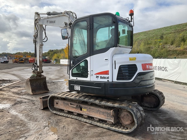 2013 Bobcat E80 EA Tracked Excavator - Ερπυστριοφόρος εκσκαφέας: φωτογραφία 4 2013 Bobcat E80 EA Tracked Excavator - Ερπυστριοφόρος εκσκαφέας: φωτογραφία 4