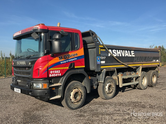 2016 Scania P410 8x4 Twin-Steer Tri/A Dump Truck - Φορτηγό ανατρεπόμενο: φωτογραφία 1 2016 Scania P410 8x4 Twin-Steer Tri/A Dump Truck - Φορτηγό ανατρεπόμενο: φωτογραφία 1