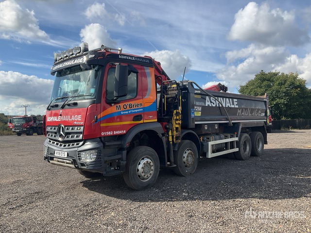 2018 Mercedes-Benz Arocs 8x4 Dump Truck with Crane - Φορτηγό ανατρεπόμενο: φωτογραφία 3 2018 Mercedes-Benz Arocs 8x4 Dump Truck with Crane - Φορτηγό ανατρεπόμενο: φωτογραφία 3