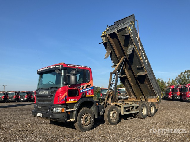2018 Scania P410 8x4 Twin-Steer Tri/A Dump Truck - Φορτηγό ανατρεπόμενο: φωτογραφία 1 2018 Scania P410 8x4 Twin-Steer Tri/A Dump Truck - Φορτηγό ανατρεπόμενο: φωτογραφία 1