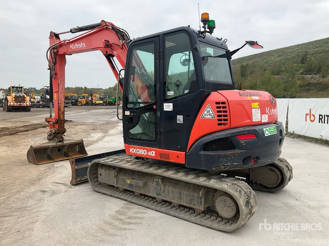 2019 Kubota KX080-4A 2019 Kubota KX080-4A Tracked Excavator Tracked Excavator - Ερπυστριοφόρος εκσκαφέας: φωτογραφία 3 2019 Kubota KX080-4A 2019 Kubota KX080-4A Tracked Excavator Tracked Excavator - Ερπυστριοφόρος εκσκαφέας: φωτογραφία 3