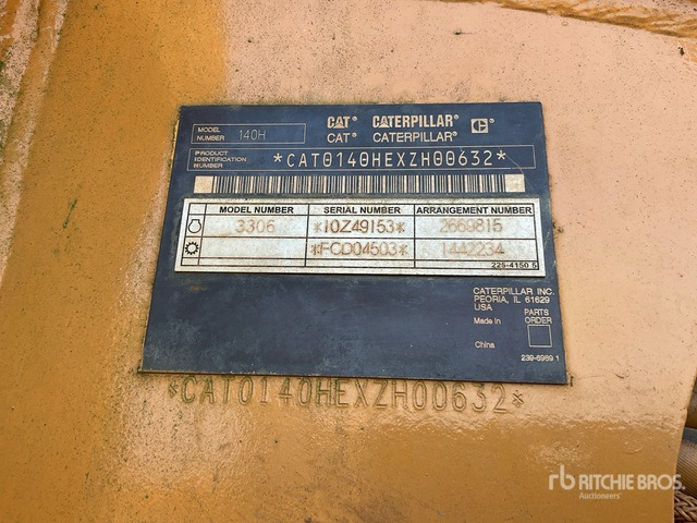 2008 Cat 140H - Γκρέιντερ: φωτογραφία 3 2008 Cat 140H - Γκρέιντερ: φωτογραφία 3