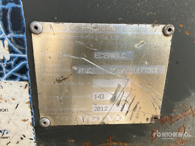 2012 Volvo EC290BLC - Ερπυστριοφόρος εκσκαφέας: φωτογραφία 3 2012 Volvo EC290BLC - Ερπυστριοφόρος εκσκαφέας: φωτογραφία 3