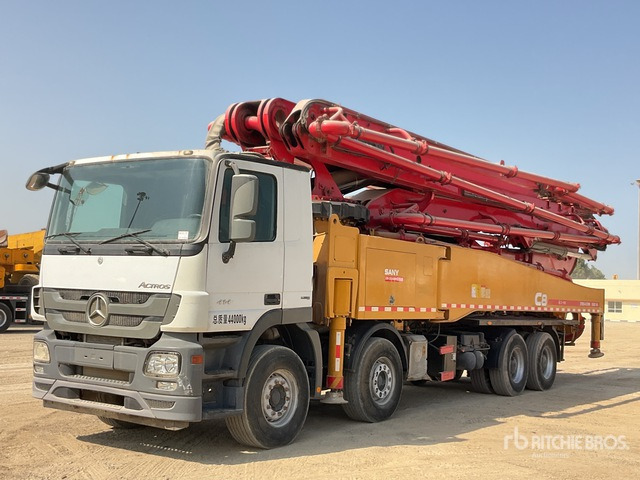 2019 Mercedes Benz Actros 4144 2019 Sany SYM5449THB 56 m on 8x ... Concrete Pump Truck - Αντλία σκυροδέματος: φωτογραφία 2 2019 Mercedes Benz Actros 4144 2019 Sany SYM5449THB 56 m on 8x ... Concrete Pump Truck - Αντλία σκυροδέματος: φωτογραφία 2