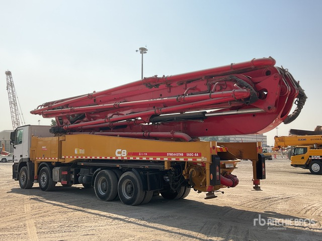 2019 Mercedes Benz Actros 4144 2019 Sany SYM5449THB 56 m on 8x ... Concrete Pump Truck - Αντλία σκυροδέματος: φωτογραφία 4 2019 Mercedes Benz Actros 4144 2019 Sany SYM5449THB 56 m on 8x ... Concrete Pump Truck - Αντλία σκυροδέματος: φωτογραφία 4