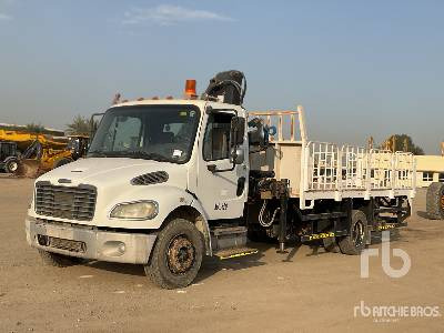 FREIGHTLINER Hiab 070A 4 ton Knuckle Boom on 4x2 - Φορτηγό με ανοιχτή καρότσα, Φορτηγό με γερανό: φωτογραφία 1 FREIGHTLINER Hiab 070A 4 ton Knuckle Boom on 4x2 - Φορτηγό με ανοιχτή καρότσα, Φορτηγό με γερανό: φωτογραφία 1