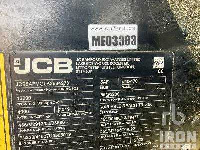 JCB 540-170 - Τηλεσκοπικός φορτωτής: φωτογραφία 5 JCB 540-170 - Τηλεσκοπικός φορτωτής: φωτογραφία 5