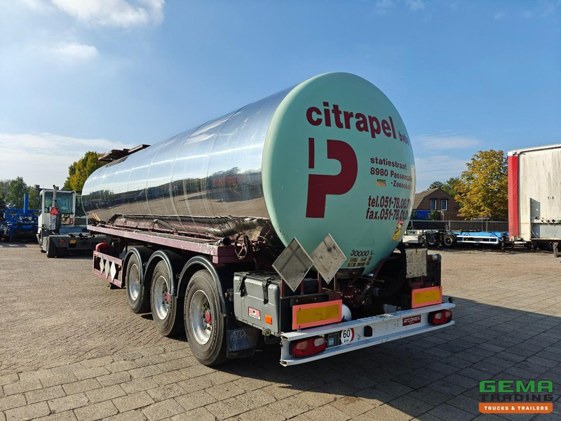 Atcomex TO/27TRI/38ST Bitum - 3-Assen ROR - ADR FL AT - 30.000L - LiftAs - Schijfremmen - Επικαθήμενο βυτίο: φωτογραφία 3 Atcomex TO/27TRI/38ST Bitum - 3-Assen ROR - ADR FL AT - 30.000L - LiftAs - Schijfremmen - Επικαθήμενο βυτίο: φωτογραφία 3