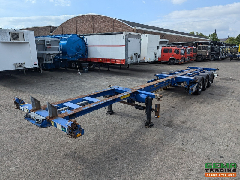 Broshuis MFCC 3-Assen SAF - Lift as - Schijfremmen - Alle aansluitingen - Επικαθήμενο μεταφοράς εμπορευματοκιβωτίων/ Κινητό αμάξωμα: φωτογραφία 2 Broshuis MFCC 3-Assen SAF - Lift as - Schijfremmen - Alle aansluitingen - Επικαθήμενο μεταφοράς εμπορευματοκιβωτίων/ Κινητό αμάξωμα: φωτογραφία 2