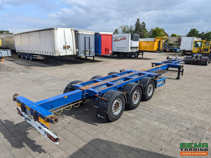 Broshuis MFCC 3-Assen SAF - Lift as - Schijfremmen - Alle aansluitingen - Επικαθήμενο μεταφοράς εμπορευματοκιβωτίων/ Κινητό αμάξωμα: φωτογραφία 1 Broshuis MFCC 3-Assen SAF - Lift as - Schijfremmen - Alle aansluitingen - Επικαθήμενο μεταφοράς εμπορευματοκιβωτίων/ Κινητό αμάξωμα: φωτογραφία 1