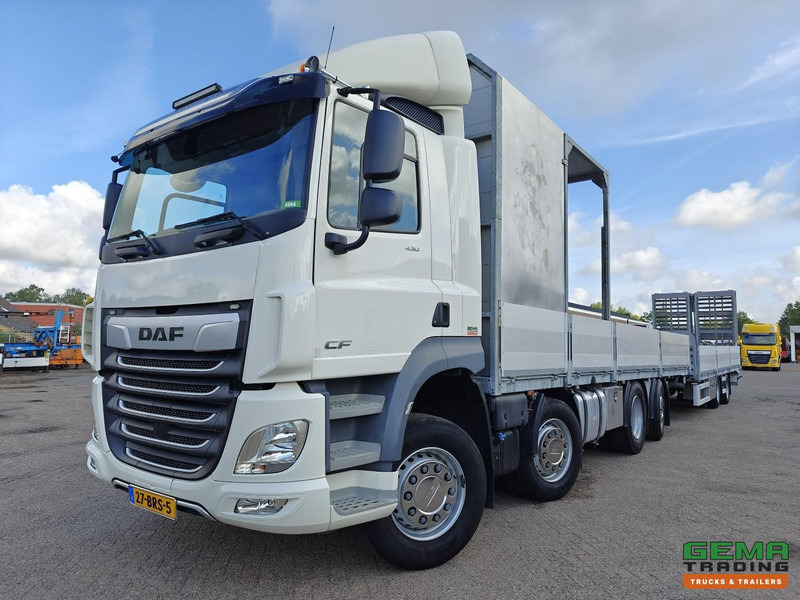 DAF CF 430 FAX 8x2/6 Dagcabine Euro6D - Machine Transporter + 2assige Aanhanger - Hydraulische Rampen - Afneembare 10.000L WaterTank - 20.000km! Origineel - Φορτηγό αυτοκινητάμαξα: φωτογραφία 1 DAF CF 430 FAX 8x2/6 Dagcabine Euro6D - Machine Transporter + 2assige Aanhanger - Hydraulische Rampen - Afneembare 10.000L WaterTank - 20.000km! Origineel - Φορτηγό αυτοκινητάμαξα: φωτογραφία 1