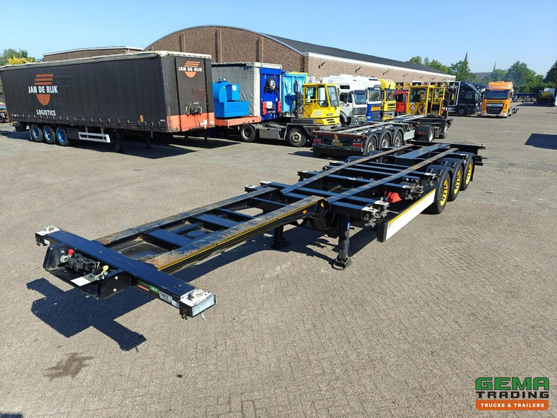 Kögel PORT 40 SIMPLEX 20 3-Assen SAF - Schijfremmen - 20/30/40FT Aansluiting - Achterschuiver - Επικαθήμενο μεταφοράς εμπορευματοκιβωτίων/ Κινητό αμάξωμα: φωτογραφία 2 Kögel PORT 40 SIMPLEX 20 3-Assen SAF - Schijfremmen - 20/30/40FT Aansluiting - Achterschuiver - Επικαθήμενο μεταφοράς εμπορευματοκιβωτίων/ Κινητό αμάξωμα: φωτογραφία 2