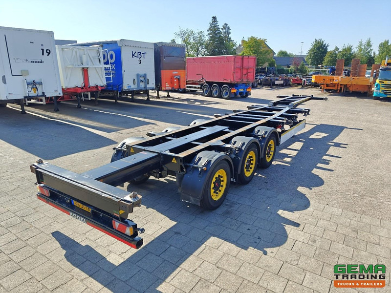 Kögel PORT 40 SIMPLEX 20 3-Assen SAF - Schijfremmen - 20/30/40FT Aansluiting - Achterschuiver - Επικαθήμενο μεταφοράς εμπορευματοκιβωτίων/ Κινητό αμάξωμα: φωτογραφία 1 Kögel PORT 40 SIMPLEX 20 3-Assen SAF - Schijfremmen - 20/30/40FT Aansluiting - Achterschuiver - Επικαθήμενο μεταφοράς εμπορευματοκιβωτίων/ Κινητό αμάξωμα: φωτογραφία 1