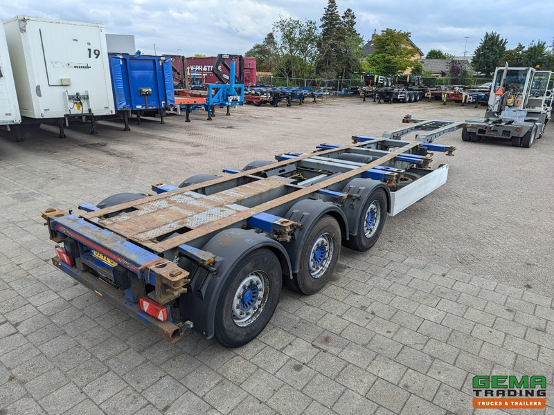Krone SDC 27 3-Assen SAF - Lift as - Schijfremmen - Achterschuiver - 20 2x20FT/30/40FT - Επικαθήμενο μεταφοράς εμπορευματοκιβωτίων/ Κινητό αμάξωμα: φωτογραφία 4 Krone SDC 27 3-Assen SAF - Lift as - Schijfremmen - Achterschuiver - 20 2x20FT/30/40FT - Επικαθήμενο μεταφοράς εμπορευματοκιβωτίων/ Κινητό αμάξωμα: φωτογραφία 4