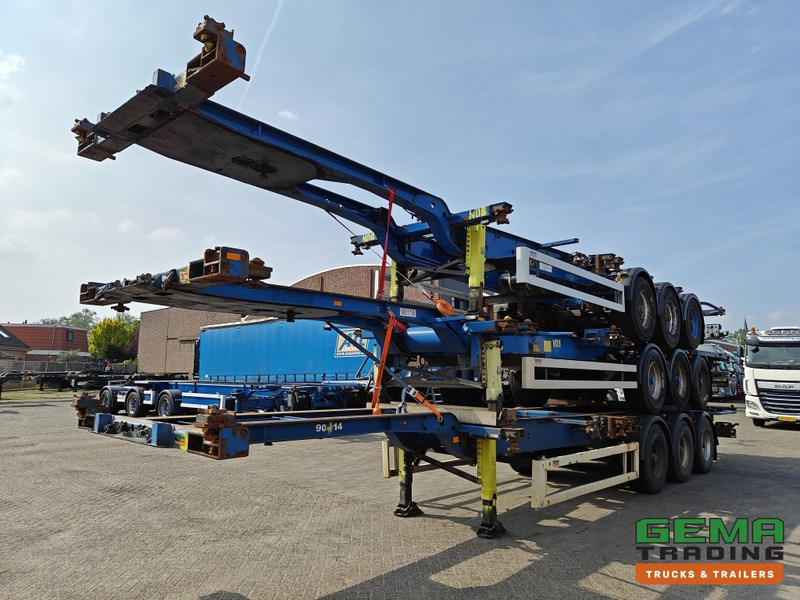 Krone SDC 27 3-assen BPW - DrumBrakes - 4700KG - 2x 20FT 1x 30FT 1x40FT - Package of 3 - NL kentekens - Επικαθήμενο μεταφοράς εμπορευματοκιβωτίων/ Κινητό αμάξωμα: φωτογραφία 1 Krone SDC 27 3-assen BPW - DrumBrakes - 4700KG - 2x 20FT 1x 30FT 1x40FT - Package of 3 - NL kentekens - Επικαθήμενο μεταφοράς εμπορευματοκιβωτίων/ Κινητό αμάξωμα: φωτογραφία 1