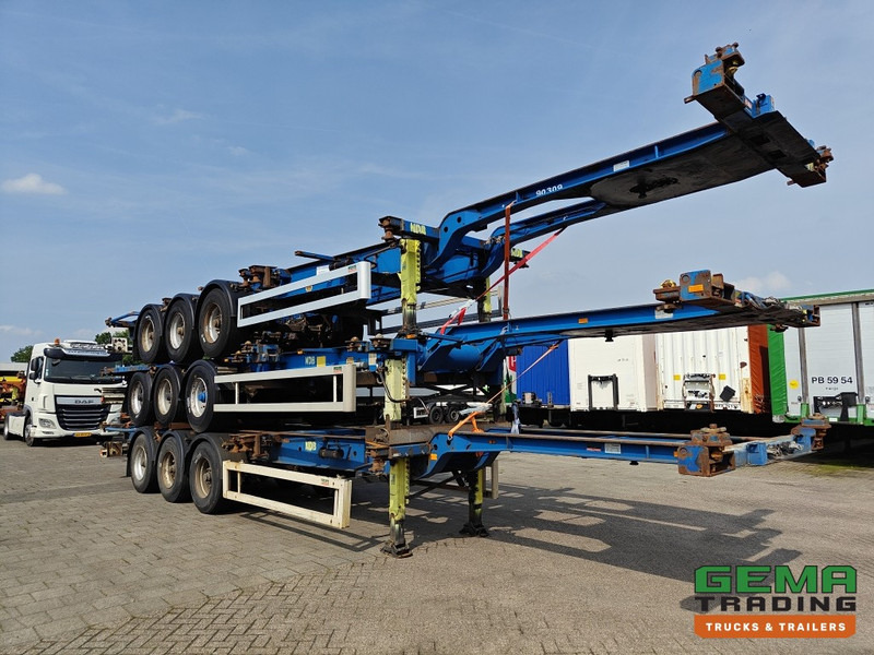 Krone SDC 27 3-assen BPW - DrumBrakes - 4700KG - 2x 20FT 1x 30FT 1x40FT - Package of 3 - NL kentekens - Επικαθήμενο μεταφοράς εμπορευματοκιβωτίων/ Κινητό αμάξωμα: φωτογραφία 3 Krone SDC 27 3-assen BPW - DrumBrakes - 4700KG - 2x 20FT 1x 30FT 1x40FT - Package of 3 - NL kentekens - Επικαθήμενο μεταφοράς εμπορευματοκιβωτίων/ Κινητό αμάξωμα: φωτογραφία 3