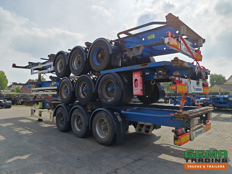 Krone SDC 27 3-assen BPW - DrumBrakes - 4700KG - 2x 20FT 1x 30FT 1x40FT - Package of 3 - NL kentekens - Επικαθήμενο μεταφοράς εμπορευματοκιβωτίων/ Κινητό αμάξωμα: φωτογραφία 4 Krone SDC 27 3-assen BPW - DrumBrakes - 4700KG - 2x 20FT 1x 30FT 1x40FT - Package of 3 - NL kentekens - Επικαθήμενο μεταφοράς εμπορευματοκιβωτίων/ Κινητό αμάξωμα: φωτογραφία 4