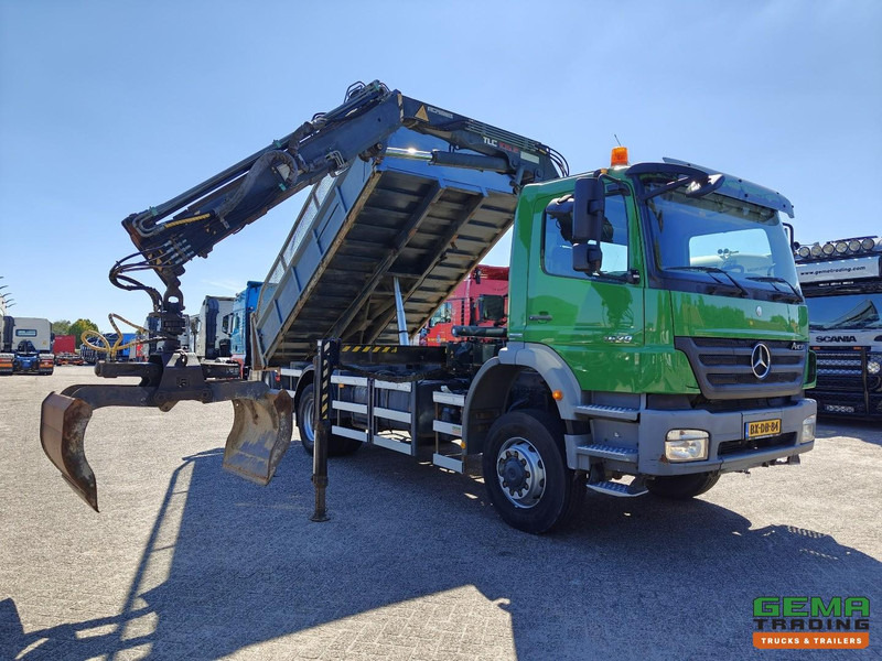 Mercedes-Benz AXOR 1829 AK 4x4 Dagcab Euro5 - Kipper + Terex 105.2 - RadioGrafisch - NaafReductie - Φορτηγό ανατρεπόμενο, Φορτηγό με γερανό: φωτογραφία 4 Mercedes-Benz AXOR 1829 AK 4x4 Dagcab Euro5 - Kipper + Terex 105.2 - RadioGrafisch - NaafReductie - Φορτηγό ανατρεπόμενο, Φορτηγό με γερανό: φωτογραφία 4