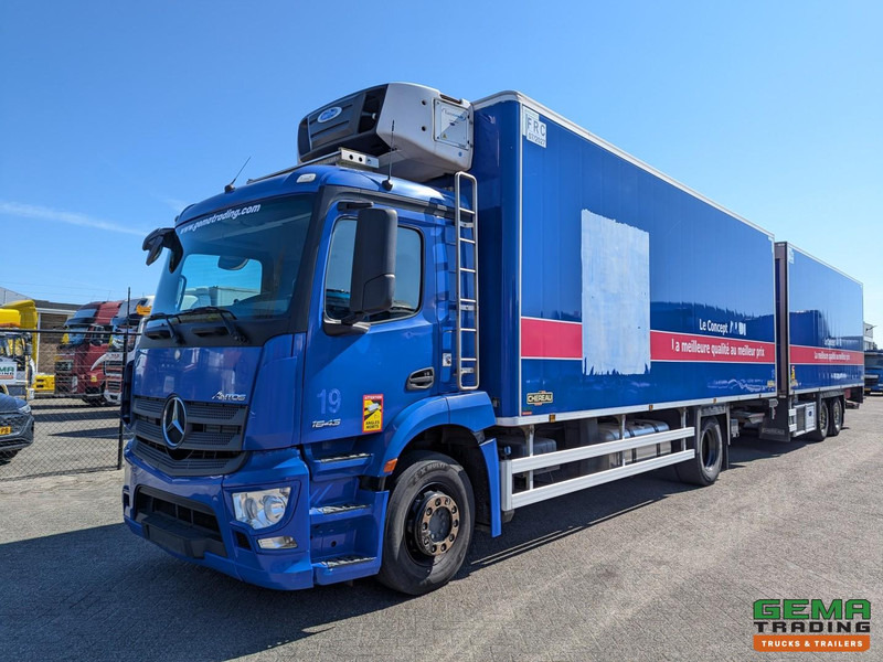 Mercedes-Benz Antos 1843 4x2 Dagcab Euro6 - Chereau Koel-Vriescombinatie- Carrier Supra - Doorlaadsysteem - Laadklep 2000KG - Φορτηγό ψυγείο: φωτογραφία 1 Mercedes-Benz Antos 1843 4x2 Dagcab Euro6 - Chereau Koel-Vriescombinatie- Carrier Supra - Doorlaadsysteem - Laadklep 2000KG - Φορτηγό ψυγείο: φωτογραφία 1