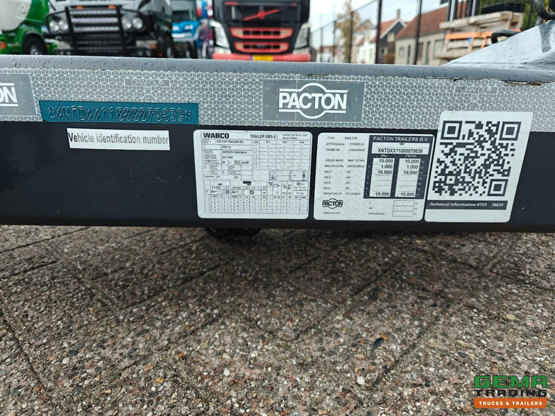 Ρυμούλκα dolly Pacton DXX.110 1-As SAF 10T - Dolly - Mega- LZV - Nieuwstaat - 50mm: φωτογραφία 15