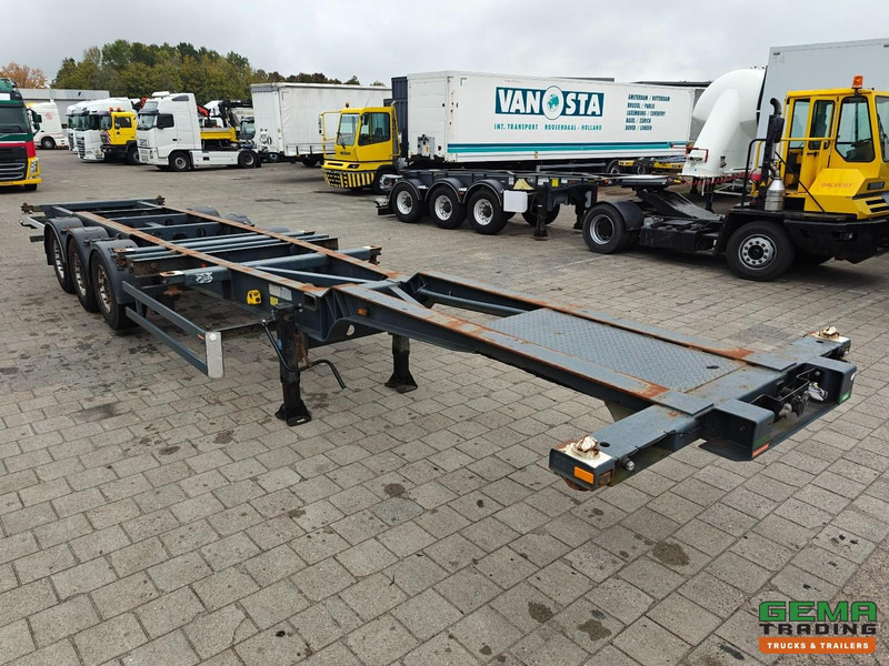 Schmitz Cargobull SCF 24 G 3-Assen MB - LiftAs - Schijfremmen - Vast Chassis - 2x20FT 1x30FT 40FT aansluiting - Επικαθήμενο μεταφοράς εμπορευματοκιβωτίων/ Κινητό αμάξωμα: φωτογραφία 4 Schmitz Cargobull SCF 24 G 3-Assen MB - LiftAs - Schijfremmen - Vast Chassis - 2x20FT 1x30FT 40FT aansluiting - Επικαθήμενο μεταφοράς εμπορευματοκιβωτίων/ Κινητό αμάξωμα: φωτογραφία 4