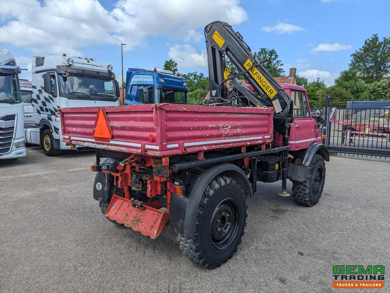 Unimog 416/U1100 4x4 - Hiab PK4600A - Open laadbak - Lier - Vangmuil/trekhaak - Mercedes Benz - Φορτηγό με γερανό: φωτογραφία 5 Unimog 416/U1100 4x4 - Hiab PK4600A - Open laadbak - Lier - Vangmuil/trekhaak - Mercedes Benz - Φορτηγό με γερανό: φωτογραφία 5