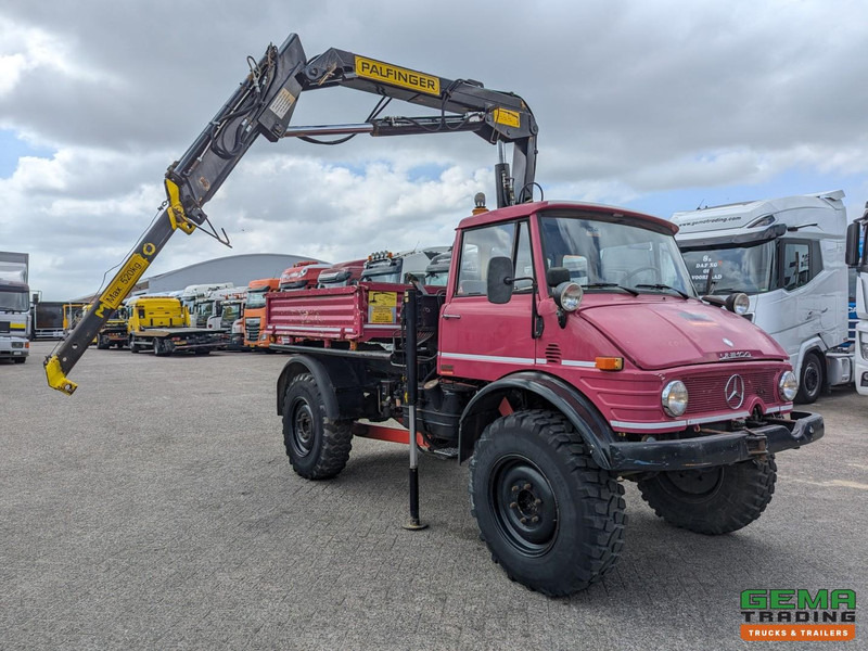 Unimog 416/U1100 4x4 - Hiab PK4600A - Open laadbak - Lier - Vangmuil/trekhaak - Mercedes Benz - Φορτηγό με γερανό: φωτογραφία 2 Unimog 416/U1100 4x4 - Hiab PK4600A - Open laadbak - Lier - Vangmuil/trekhaak - Mercedes Benz - Φορτηγό με γερανό: φωτογραφία 2